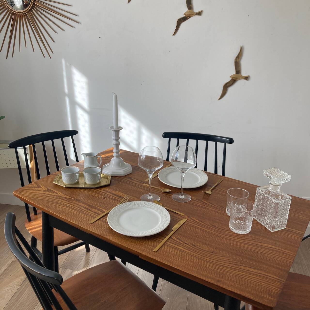 scandinavian dining table