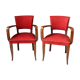 Paire de fauteuils bridge des années vintage