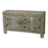 Chikiti - Indian carved cabinet with two doors