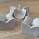 Trio of Arzberg Germany porcelain candle holders