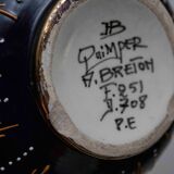 HB Quimper's old earthenware vase