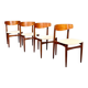 4 chaises Bramin retapissées