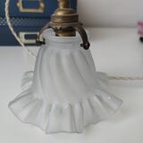 Lustre en verre poli