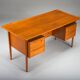 Danish teak desk by Peter Lovig Nielsen for Hedensted Mobelfabrik, 1974