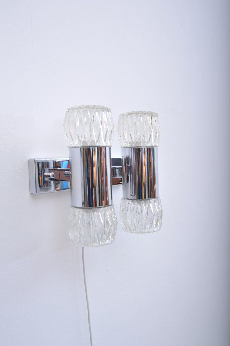 Double wall lamp by Staff Leuchten, 1960s