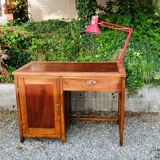 70s desk and articulated lamp