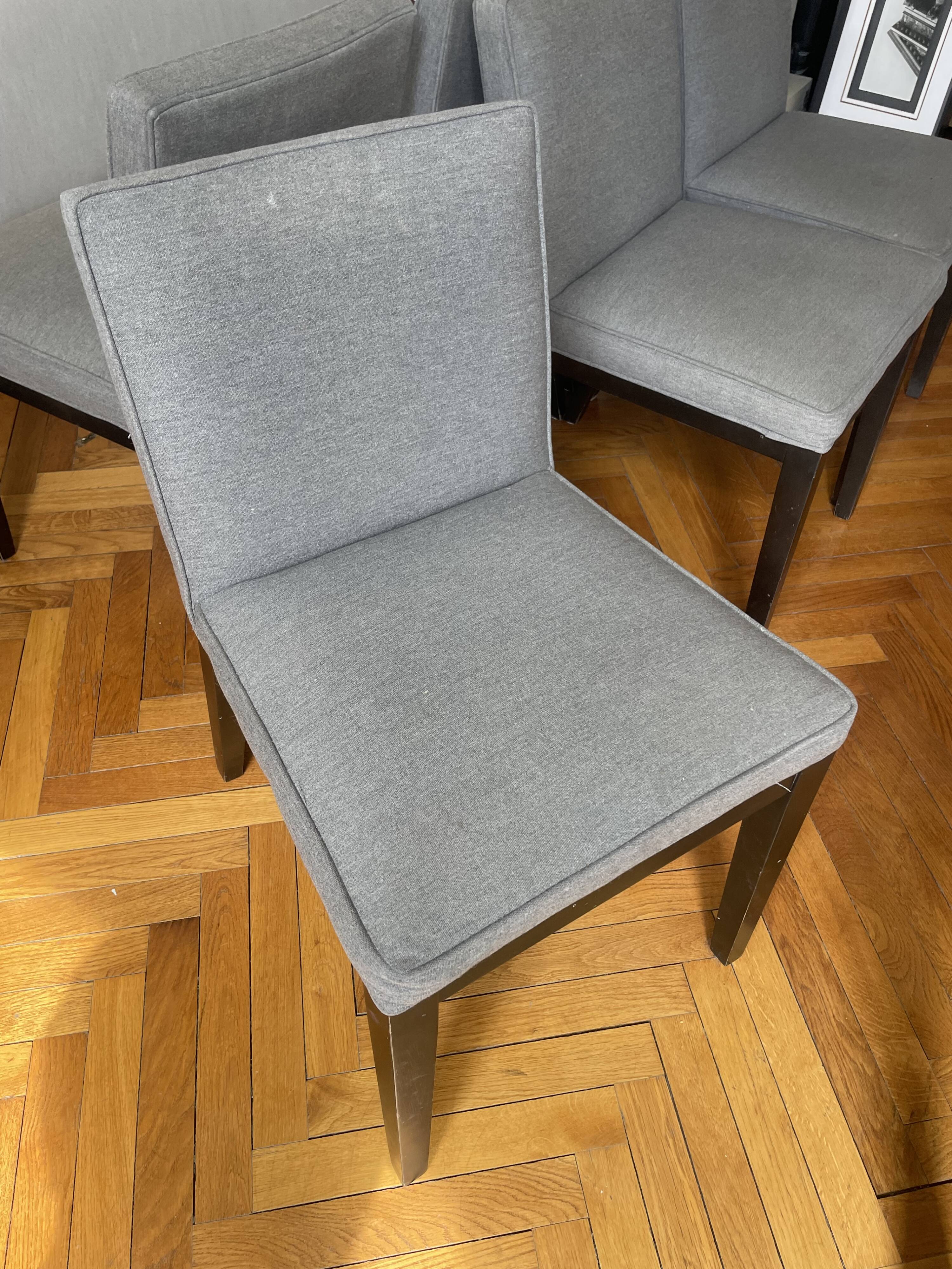 Set of 6 room & board ansel chairs