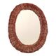 Mini wicker mirror