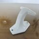 Art Deco white porcelain coat hook 1930s 40s