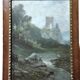 Painting, early 20th century, oil on cardboard, Italy, C. De Consoli