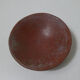 Ancient tripod bowl in terracotta pre-columbian art