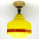 Art Deco pendant lamp, Poland, 1970s