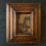Vintage wooden Huguenot frame