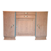 Art deco buffet in raw oak refurbished