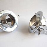 Pair of Targetti chrome spotlights