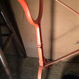 Marble and cast iron bistro table