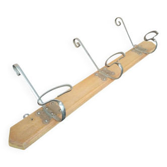 Coat rack with 3 double hooks 1950