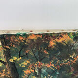 Oil on canvas autumn landscape