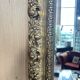 Golden rectangular mirror