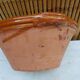 Ancient provençal tian in varnished terracotta - ø 34/35.5 cm
