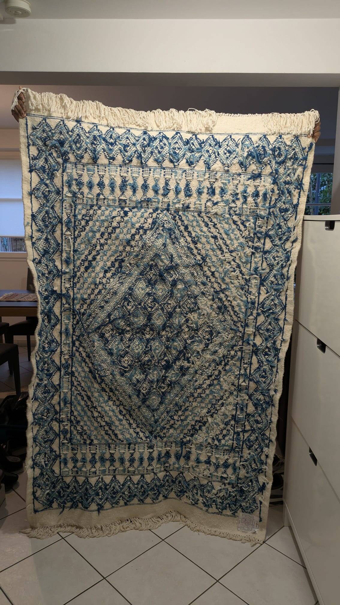 Handmade Tunisian rug