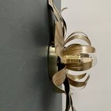 Vintage wall light in gold metal