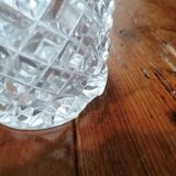 Vintage large crystal vase