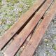 Old wooden bench vintage country