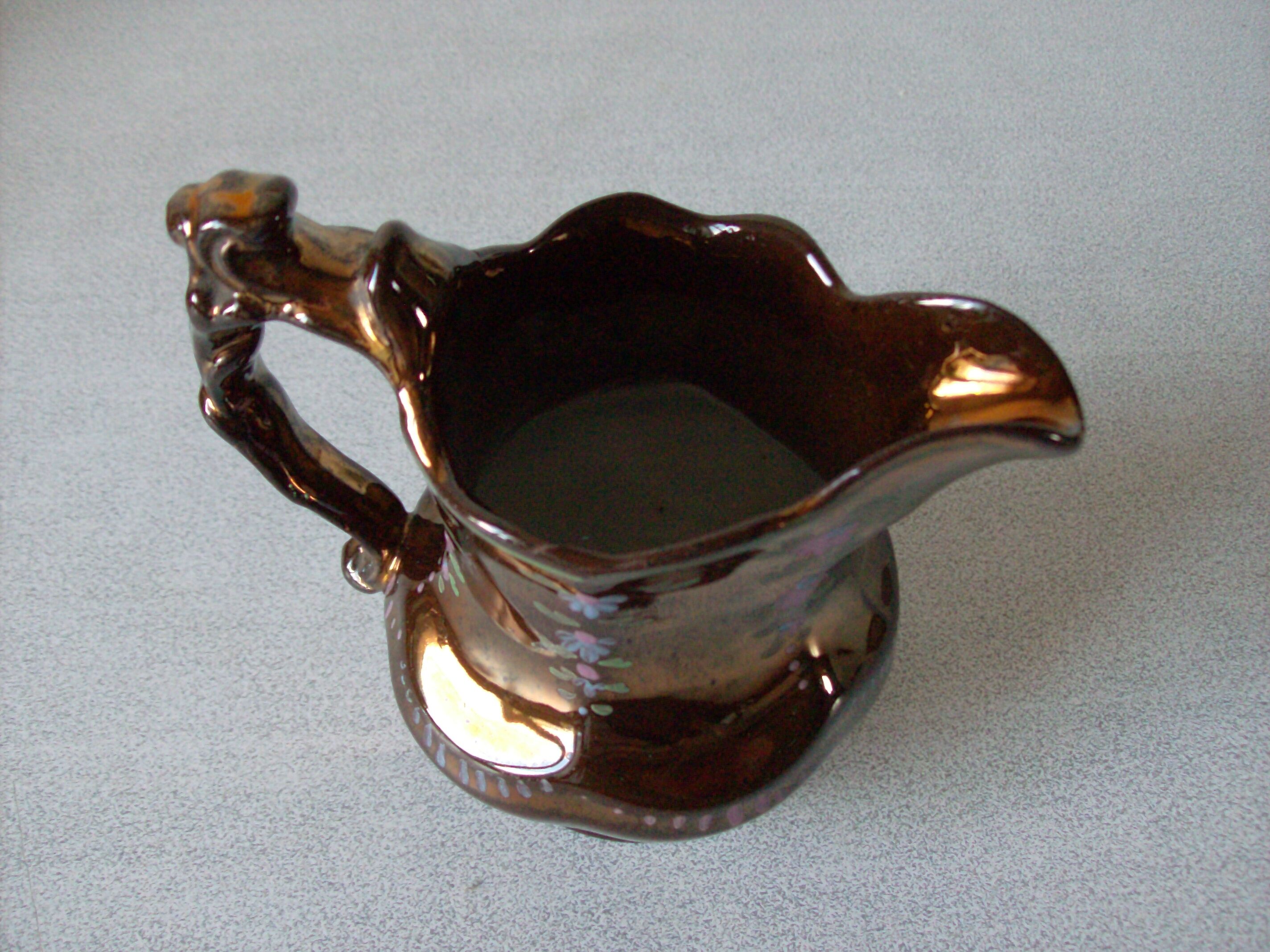 Old Jersey earthenware cream milk jug 11.3 cm tableware