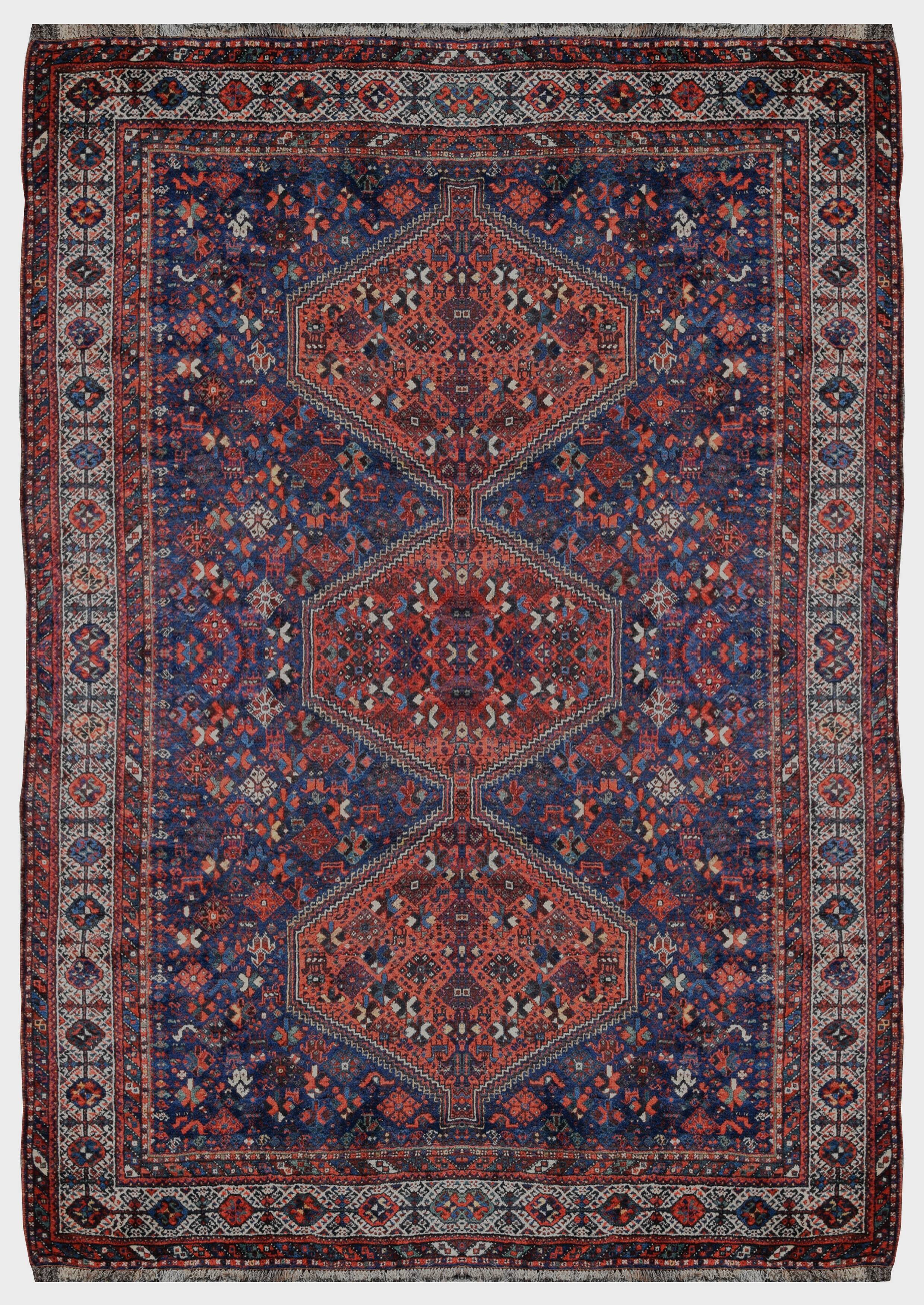 Oriental carpet Iran Shiraz, ancient Gashghaï - "Galerie Sardje"