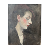 Old portrait painting