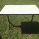 Bistro table with cast iron base