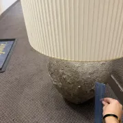 Old jar lamp
