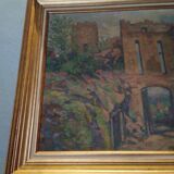 Oil on canvas signed