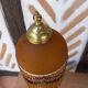 Lampe laiton perles style Charleston 1930