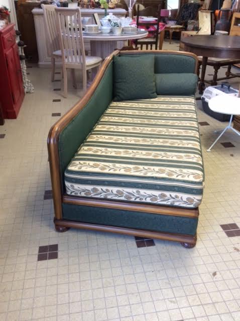 Wooden and fabric daybed