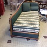 Wooden and fabric daybed