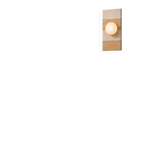 Ceramic zellige wall light