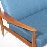 Grete Jalk design sofa for France & Son, teak, 1960s