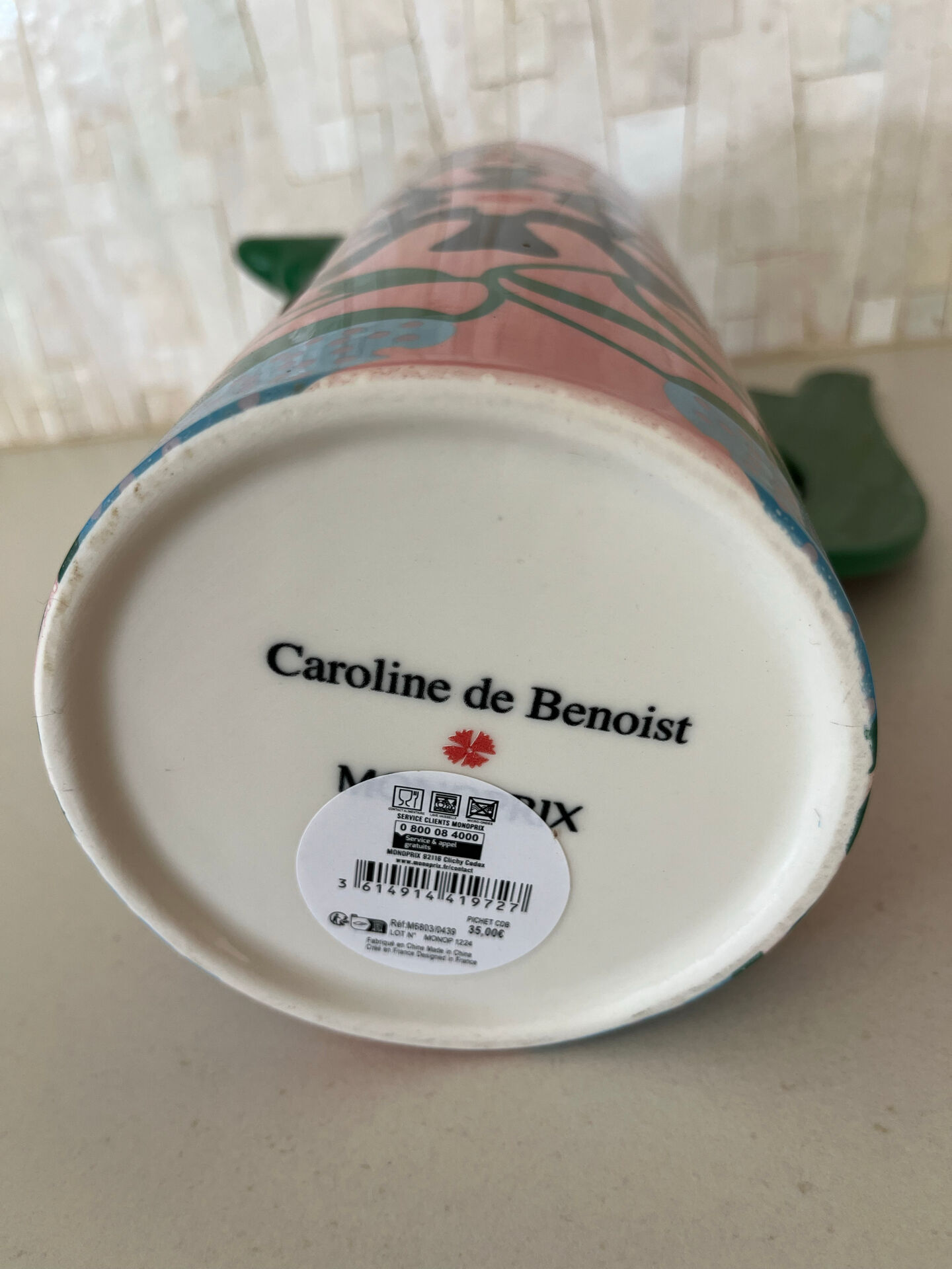 Pichet (ou vase) neuf Caroline de Benoist
