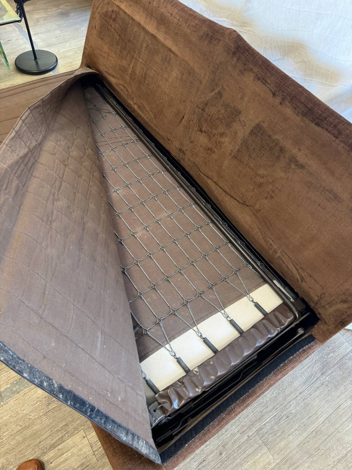 Roche Bobois velvet sofa 70s