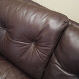 Leather living room set, Italian design, 1960s, manufacturer: B&B Italia