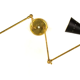 Double wall lamp in the style of Italian creations of the 50s