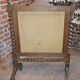Oak fireplace screen