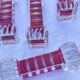 12 colored crystal knife holders - 1970