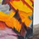 Sunny mountain painting