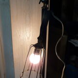 Wood and brass lamp 1930