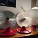 Modernist silver wall light(s)