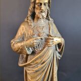 Sacred Heart of Jesus Christ in Bronze, R. Casciani, 1883.