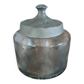 Glass jar + metal lid